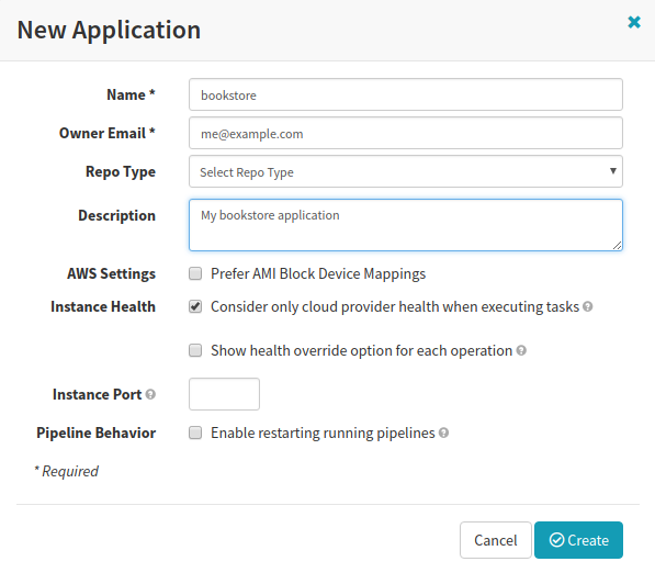 developer-tutorial-add-spinnaker-application